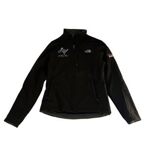 The North Face Jacket Womens Small Brown Full Zip Soft‎ Shell Heavy Apex Outdoor